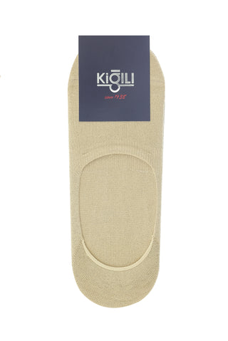  Orta Bej 2'li Pamuklu Loafer Çorap Seti