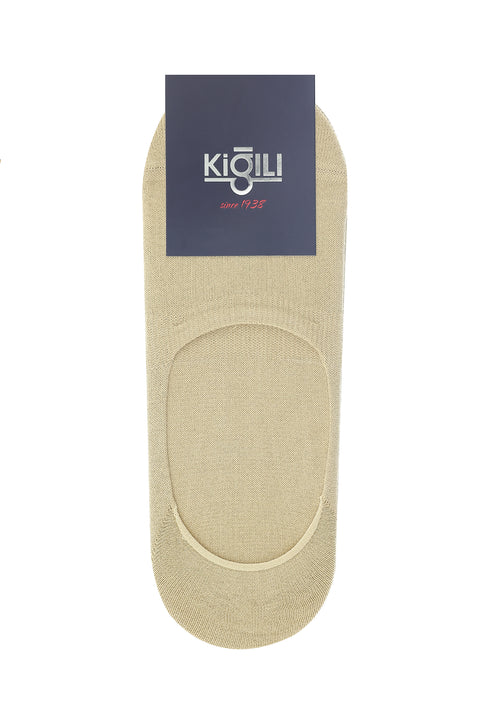 Orta Bej 2'li Pamuklu Loafer Çorap Seti