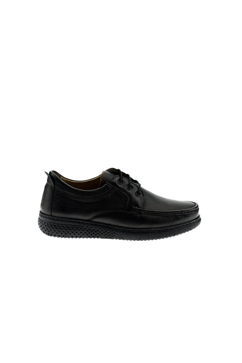Black Casual Leather Shoes