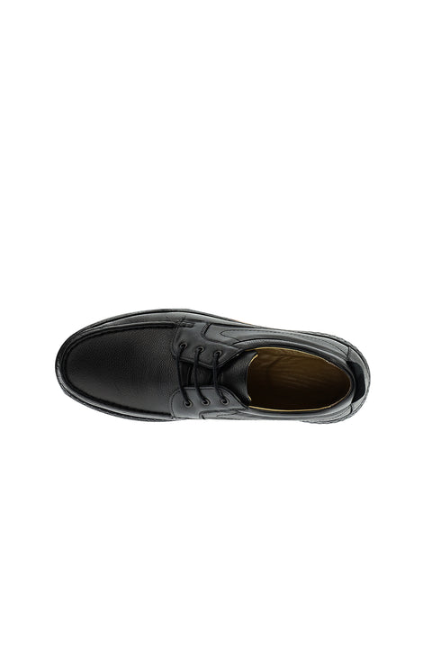 Black Casual Leather Shoes