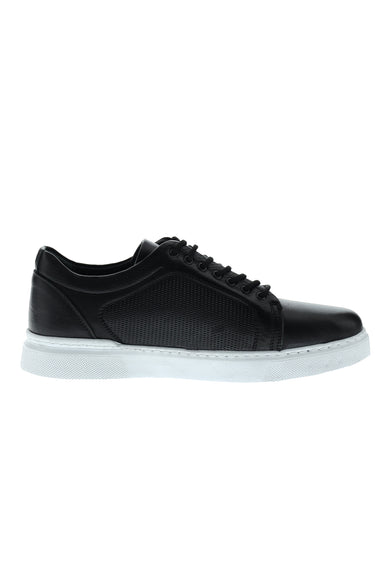 Siyah Sneaker Deri Ayakkabı