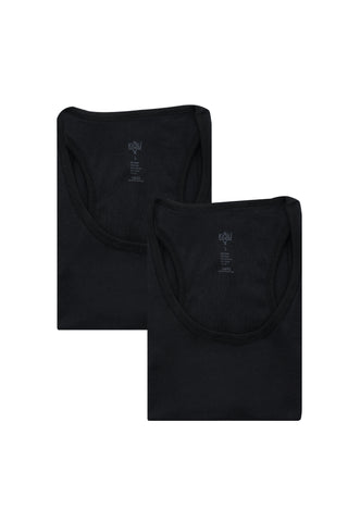  Siyah 2'li Pamuk Sporcu Atlet Seti