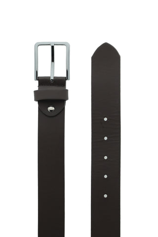  Koyu Kahve Spor Deri Kemer