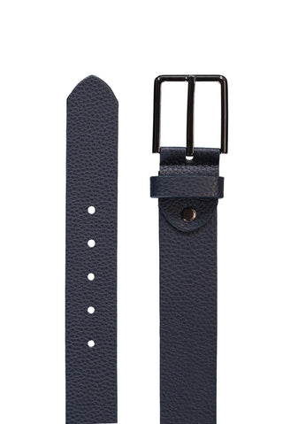  Koyu Lacivert Spor Floter Deri Kemer-Ki??l?