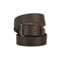 Koyu Kahve Spor Floter Deri Kemer