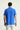 Saks Mavi Polo Yaka Regular Fit Nakışlı Tişört