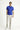  Koyu İndigo Slim Fit Dar Kesim Nakışlı Pamuk Polo Yaka Tişört