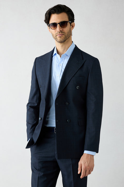 Dark Navy 6 Drop Regular Fit Standard Cut Suit