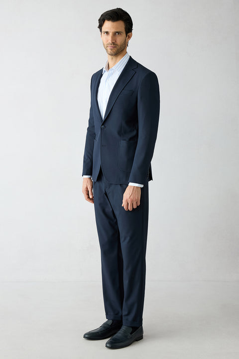 Medium Navy 7 Drop Super Slim Fit Extra Narrow Cut Suit