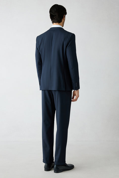 Medium Navy 8 Drop Long Slim Fit Suit