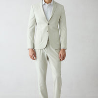 Off-white 7-drop Super Slim Fit Extra Narrow Cut Regular Fit Textured Suit