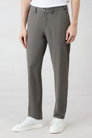 Açık Füme Techno-Line 7 Drop Super Slim Fit Eksra Dar Kesim Beli Lastikli Esnek Çantalı Takım Elbise