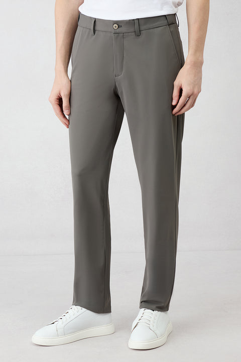 Dark Smoke Techno-Line 6 Drop Regular Fit Standard Cut Elastic Waist Flexible Pocketed Suit