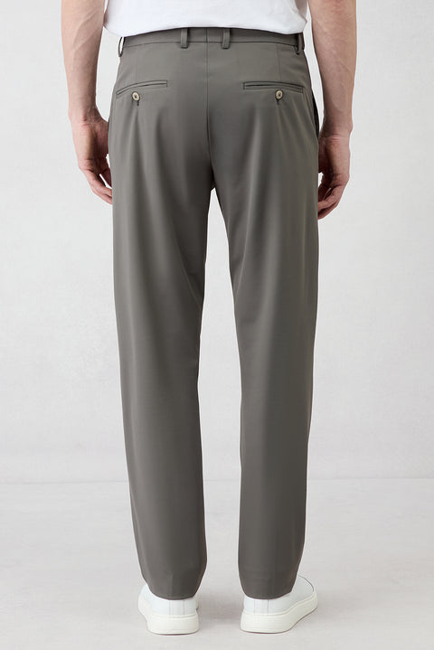 Dark Smoke Techno-Line 6 Drop Regular Fit Standard Cut Elastic Waist Flexible Pocketed Suit