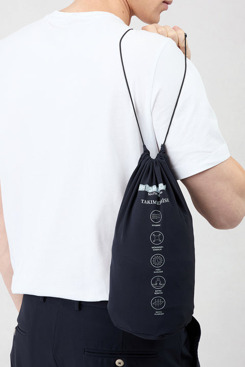 Koyu Lacivert Techno-Line 6 Drop Regular Fit Standart Kesim Esnek Çantalı Klasik Takım Elbise