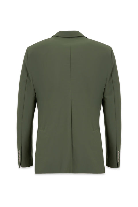 Medium Khaki Techno-Line 6 Drop Regular Fit Standard Cut Flexible Bag Suit