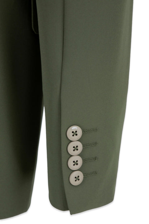Medium Khaki Techno-Line 6 Drop Regular Fit Standard Cut Flexible Bag Suit
