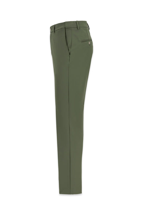 Medium Khaki Techno-Line 6 Drop Regular Fit Standard Cut Flexible Bag Suit