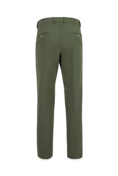 Medium Khaki Techno-Line 6 Drop Regular Fit Standard Cut Flexible Bag Suit