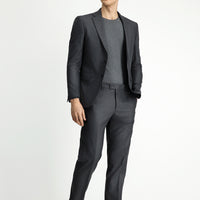 Koyu Füme Super Slim Fit Ekstra Dar Kesim Klasik Takım Elbise