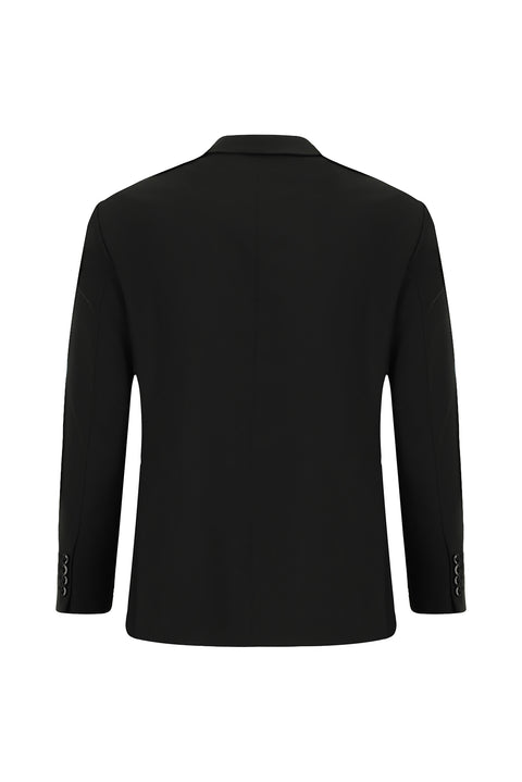 Siyah 7 Drop Slim Fit Dar Kesim Takım Elbise