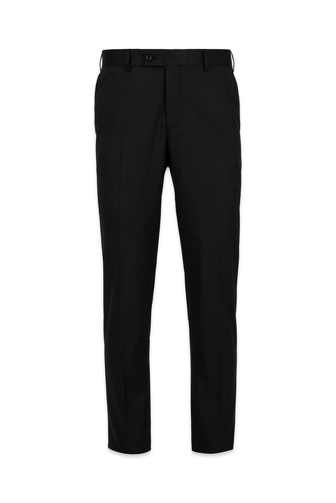 Siyah 7 Drop Slim Fit Dar Kesim Mono Yaka Likralı Takım Elbise