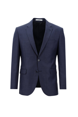  Aç?k Lacivert 7 Drop Slim Fit Dar Kesim Yünlü Tak?m Elbise-Ki??l?