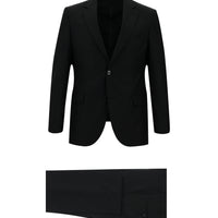 Siyah Slim Fit Dar Kesim Klasik Takım Elbise