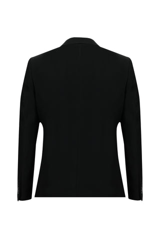  Siyah Slim Fit Dar Kesim Klasik Takım Elbise