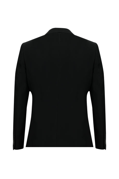 Siyah 7 Drop Slim Fit Dar Kesim Takım Elbise