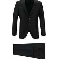 Siyah Regular Fit Klasik Takım Elbise