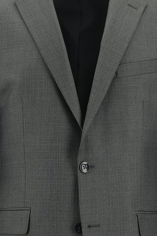  Aç?k Füme 6 Drop Regular Fit Standart Kesim Tak?m Elbise-Ki??l?