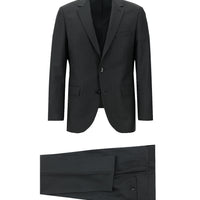Koyu Füme Relaxed Fit Rahat Kesim Klasik Takım Elbise