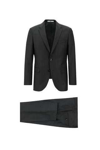  Koyu Füme 4 Drop Relaxed Fit Rahat Kesim Takım Elbise