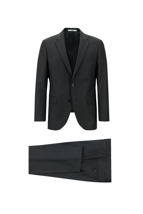 Koyu Füme 4 Drop Relaxed Fit Rahat Kesim Takım Elbise