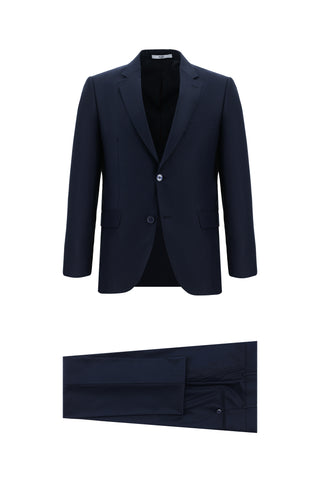  Koyu Lacivert 7 Drop Slim Fit Dar Kesim Takım Elbise