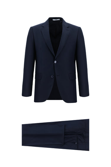 Koyu Lacivert Regular Fit Klasik Takım Elbise