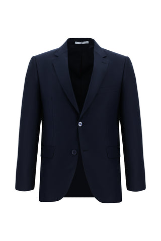  Koyu Lacivert Slim Fit Dar Kesim Klasik Takım Elbise