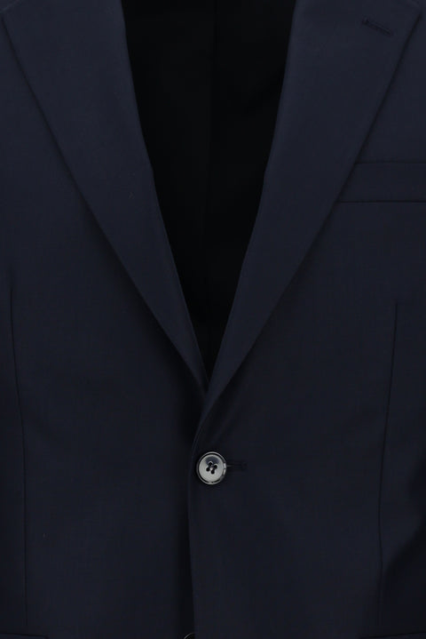 Koyu Lacivert 7 Drop Slim Fit Dar Kesim Takım Elbise