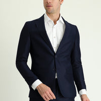 Koyu Lacivert 7 Drop Slim Fit Dar Kesim Takım Elbise