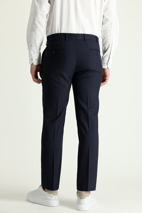 Koyu Lacivert 7 Drop Slim Fit Dar Kesim Takım Elbise