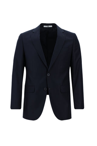  Siyah Lacivert Regular Fit Klasik Takım Elbise