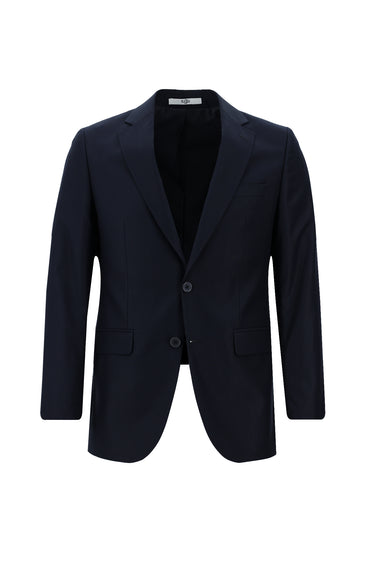 Siyah Lacivert Slim Fit Dar Kesim Klasik Takım Elbise