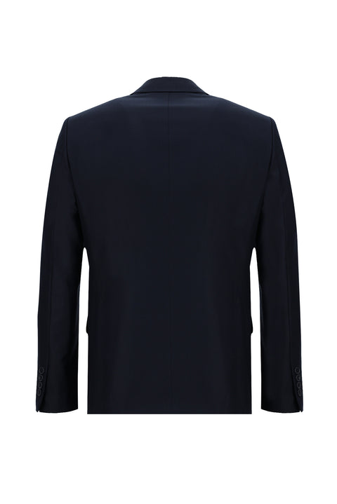 Siyah Lacivert 7 Drop Slim Fit Dar Kesim Takım Elbise