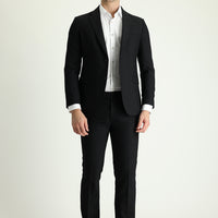 Siyah Slim Fit Dar Kesim Klasik Takım Elbise