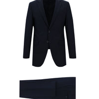 Koyu Lacivert Regular Long Fit Uzun Klasik Kesim Takım Elbise