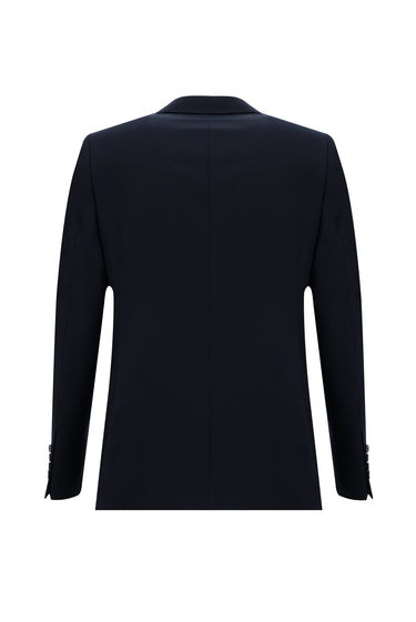  Koyu Lacivert Slim Fit Dar Kesim Klasik Takım Elbise