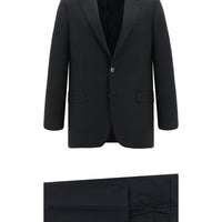 Black 7 Drop Slim Fit Narrow Cut Suit
