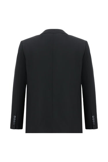  Siyah Relaxed Fit Rahat Kesim Klasik Takım Elbise