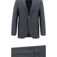 Koyu Füme Slim Fit Dar Kesim Klasik Takım Elbise